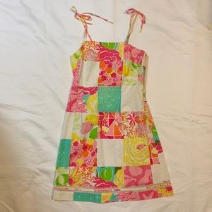 Vintage Lilly Pulitzer patchwork sundress